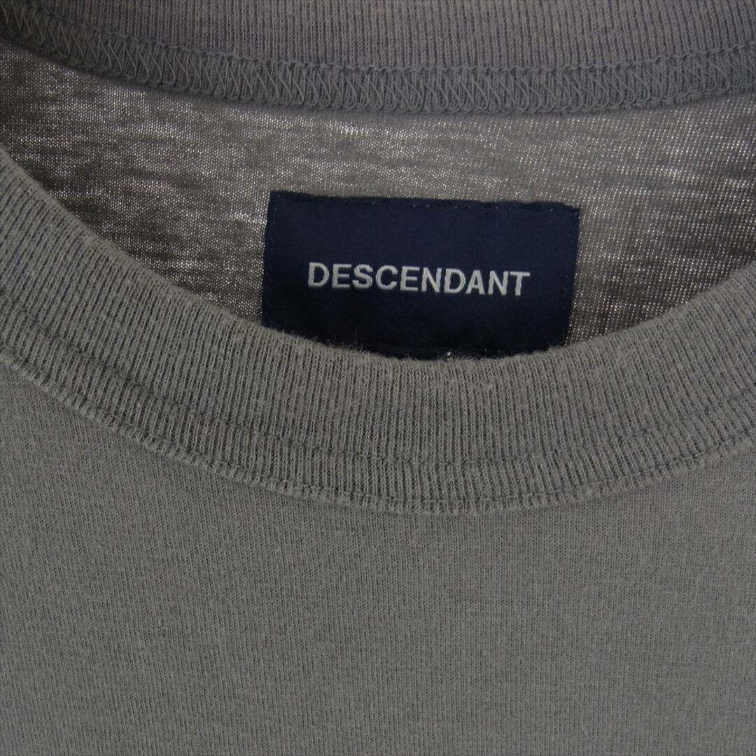 DESCENDANT ディセンダント カットソー HORIZON 長袖 Tシャツ カットソー グレー系 1