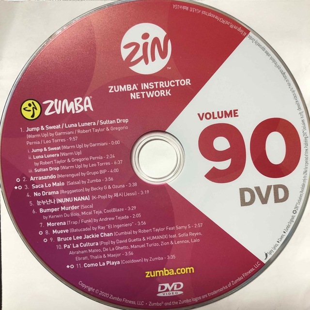在庫僅少】 ZUMBA ZIN90 CDとDVD millenniumkosovo.org