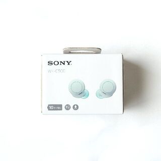 ソニー(SONY)の専用 新品未使用 SONY WF-C500ワイヤレスイヤホン アイスグリーン(ヘッドフォン/イヤフォン)