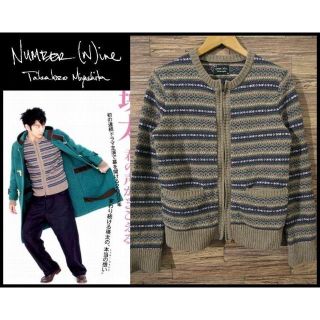 NUMBER (N)INE - 美品 ナンバーナイン ポートランド期 フェアアイル柄 ...