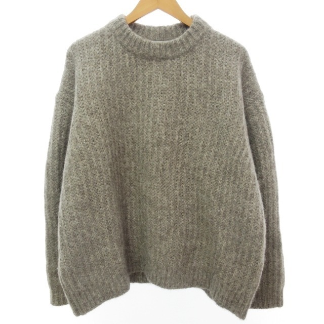 NKNIT 22AW タグ付 YAKU big KNIT ニット アルパカ混 0585cm着丈