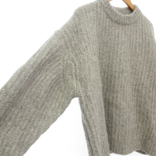 NKNIT 22AW タグ付 YAKU big KNIT ニット アルパカ混 0585cm着丈