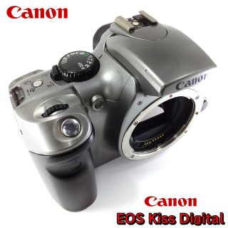 キヤノン(Canon)の✨訳あり動作品✨Canon EOS KISS DIGITAL✨シルバー 本体のみ(デジタル一眼)