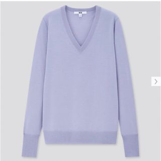 ユニクロ(UNIQLO)のユニクロ エクストラファインメリノVネックセーター　長袖(ニット/セーター)