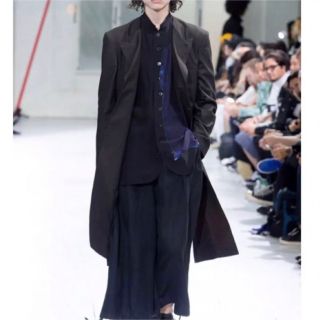 ヨウジヤマモト(Yohji Yamamoto)の【最安値】yohji yamamoto 20SS ロングジャケット(ノーカラージャケット)