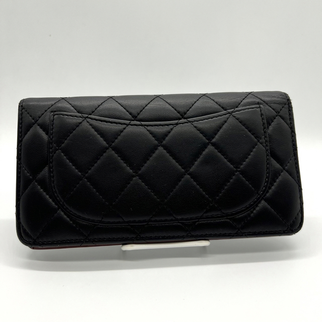 があった】 CHANEL - 美品!シャネル ラムスキン マトラッセ 長財布