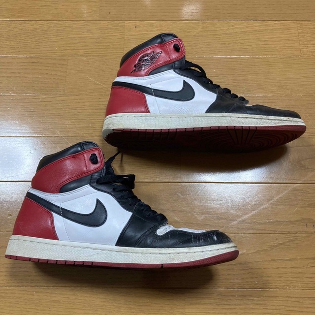 NIKE AIR JORDAN 1 つま黒 28.0 品 ジョーダン AJ1