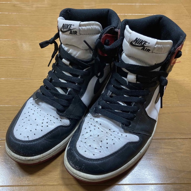 メンズAJ1 エアジョーダン　AIR JORDAN 1  ツマ黒　BLACK TOE