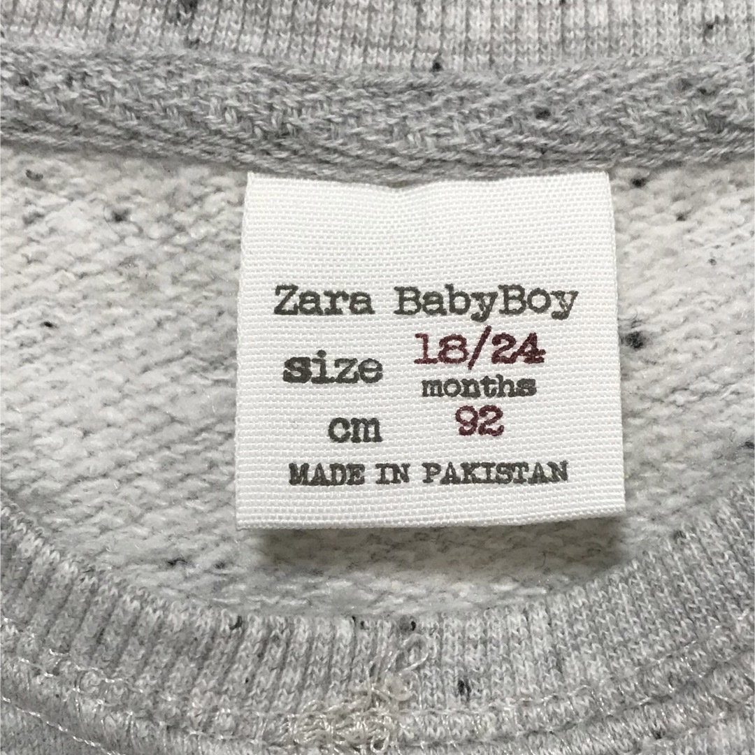 ZARA KIDS(ザラキッズ)のZara babyboy  長袖トレーナー　トップス キッズ/ベビー/マタニティのキッズ服男の子用(90cm~)(Tシャツ/カットソー)の商品写真