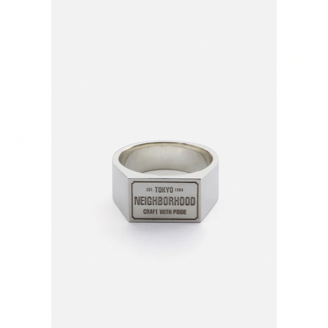 NEIGHBORHOOD SILVER SIGNET RING