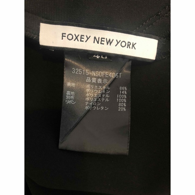 FOXEY(フォクシー)の最終お値下げ！FOXY NEW YORK♡ブラックワンピース　40 レディースのワンピース(ひざ丈ワンピース)の商品写真