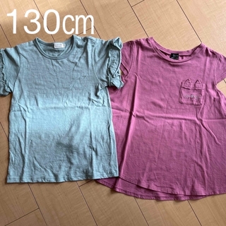 プティマイン(petit main)の半袖シャツ 130 プティマイン ﾗﾎﾟｼｭﾋﾞｽｷｭｲ(Tシャツ/カットソー)