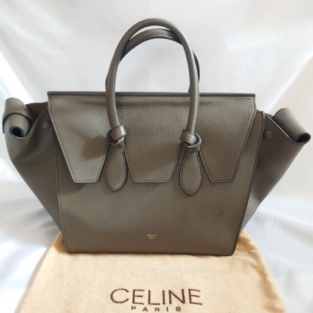 CELINE タイバッグ レザー  ハンドバッグハンドバッグ