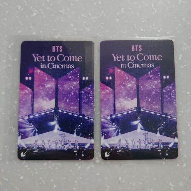 未使用 2枚セット BTS ムビチケ チケット Yet to Come