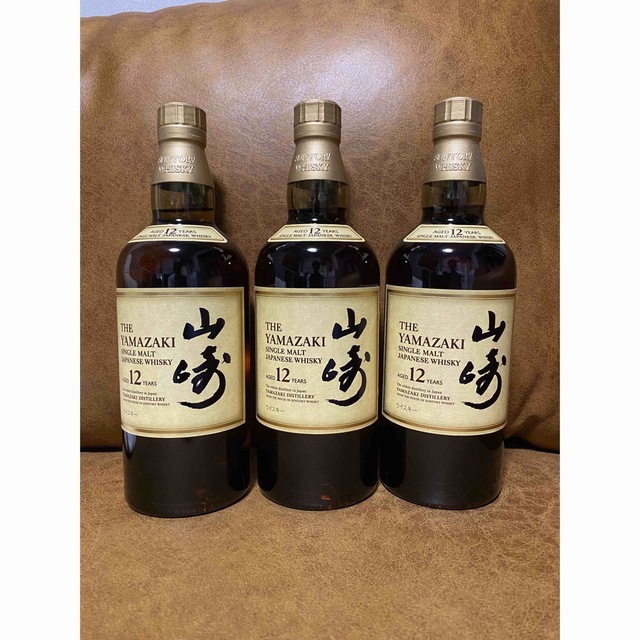 サントリー　山崎12年 3本セット　箱無し　正規品