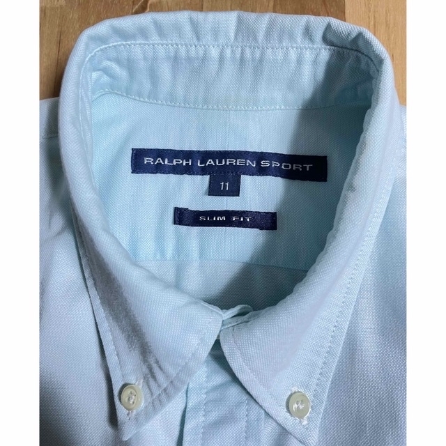 POLO RALPH LAUREN(ポロラルフローレン)のラルフローレン　ボタンダウンシャツ　11号 レディースのトップス(シャツ/ブラウス(長袖/七分))の商品写真