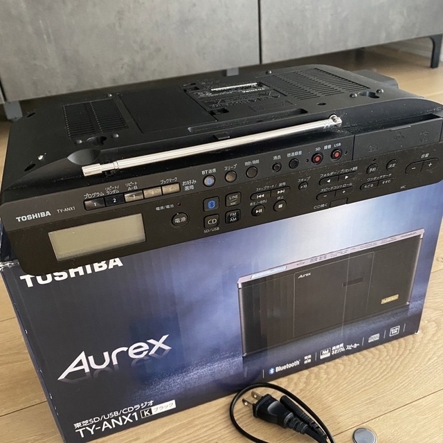 東芝(トウシバ)の東芝 Aurex TY-ANX1 東芝SD/USB/CDラジオ スマホ/家電/カメラのオーディオ機器(ラジオ)の商品写真