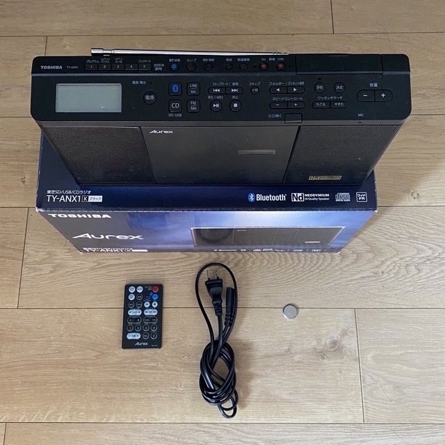 東芝(トウシバ)の東芝 Aurex TY-ANX1 東芝SD/USB/CDラジオ スマホ/家電/カメラのオーディオ機器(ラジオ)の商品写真