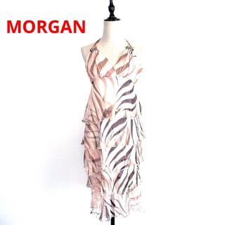 A.J. Morgan - 新品タグ付き MORGAN シルク100%ワンピースドレス 5540
