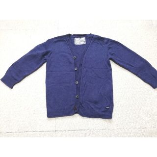 ザラキッズ(ZARA KIDS)のZARA キッズ　薄手カーディガン紺　104センチ(カーディガン)