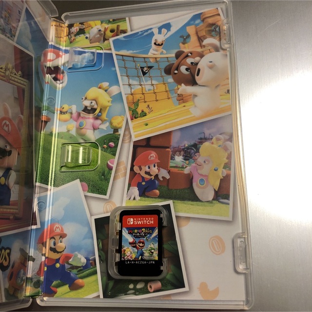 Nintendo Switch(ニンテンドースイッチ)のマリオ＋ラビッツ キングダムバトル ニンテンドースイッチ ソフト マリオラビッツ エンタメ/ホビーのゲームソフト/ゲーム機本体(家庭用ゲームソフト)の商品写真
