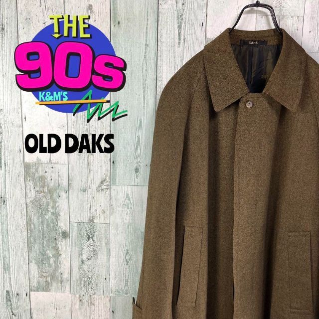 80's OLD DAKS ダックス　日本製　ウール　ステンカラーコート