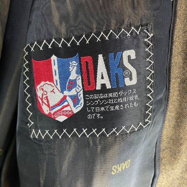 【美品】DAKS ダックス ウール　コート　日本製　ステンカラーコート