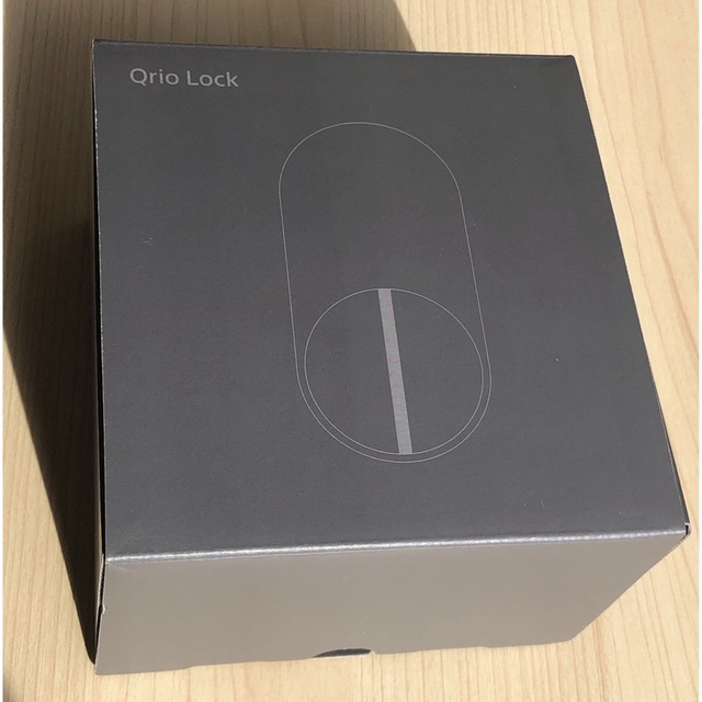 【Qrio Lock 】スマートロックセキュリティQ-SL2 /ブラック キッズ/ベビー/マタニティの寝具/家具(ドアロック)の商品写真