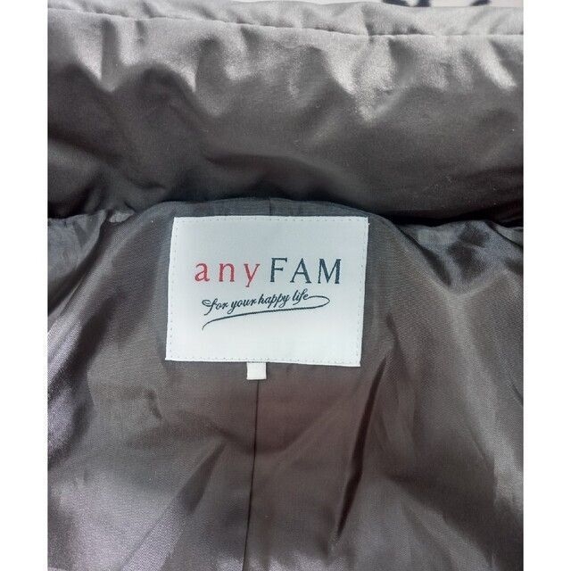 anyFAM(エニィファム)のエニファム　ダウンジャケット レディースのジャケット/アウター(ダウンジャケット)の商品写真