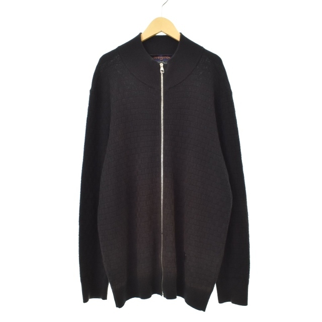 LOUIS VUITTON ジップアップカーディガン ダミエ HBN46WF99 LOUIS VUITTON ジップアップカーディガン ダミエ HBN46WF99