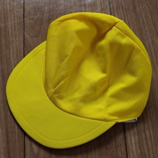 カラー帽子　黄色　53〜56センチ(帽子)