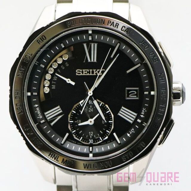 SEIKO - セイコー ブライツ ソーラー電波 腕時計 SAGA185 中古 美品