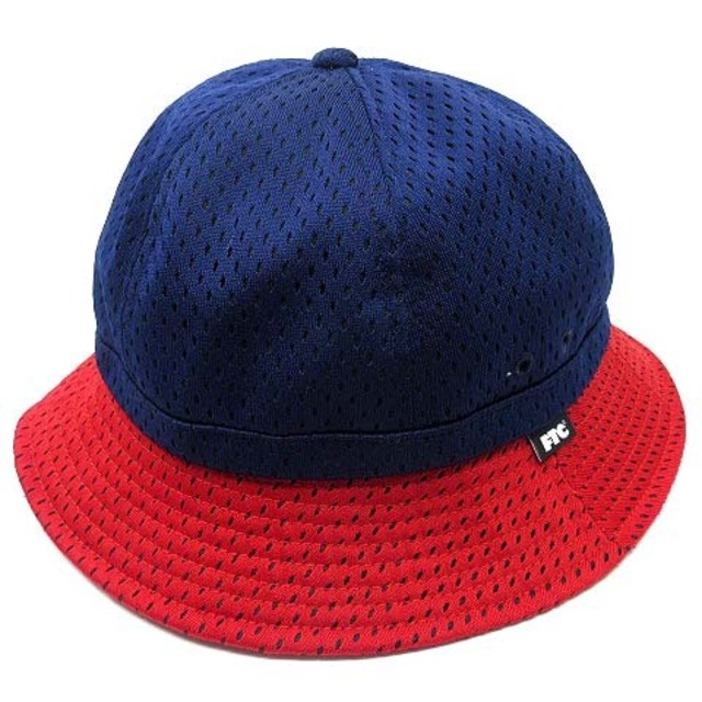 FTC(エフティーシー)のエフティーシー FTC メッシュ バケット ハット バイカラー ネイビー レッド メンズの帽子(その他)の商品写真