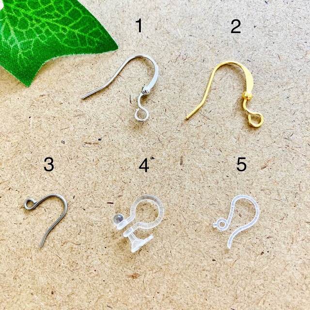 ニャンドゥティアクセサリー　ハンドメイド　ピアス　イヤリング ハンドメイドのアクセサリー(ピアス)の商品写真