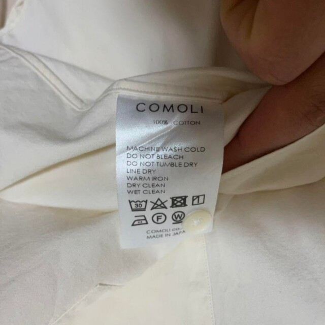 COMOLI(コモリ)の【19ss/希少品】comoli シャツ エクリュ サイズ 2 メンズのトップス(シャツ)の商品写真