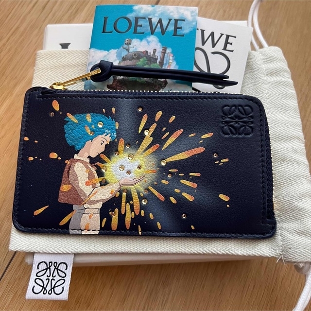 LOEWE ロエベ ジブリ ハウルの動く城 ハウル コイン カードケース ...