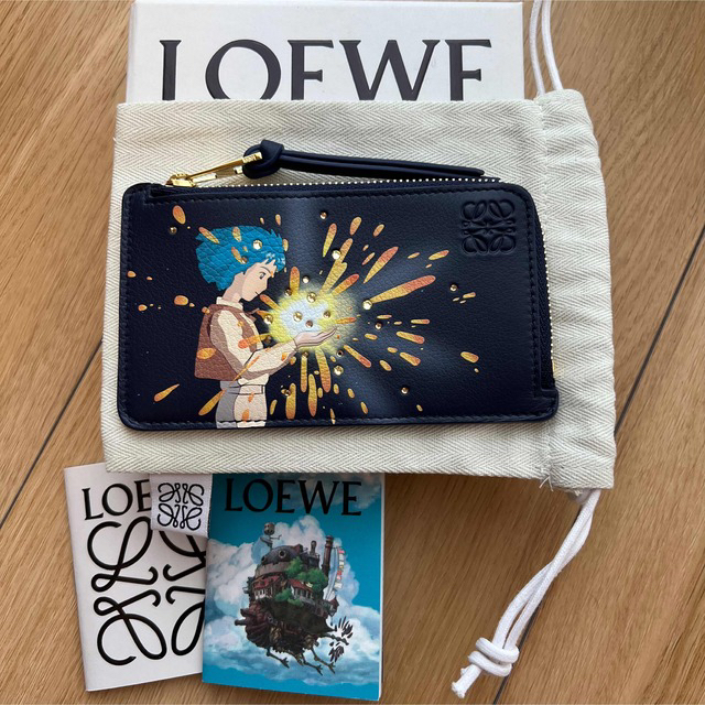 LOEWE ロエベ ジブリ ハウルの動く城 ハウル コイン カードケース ...