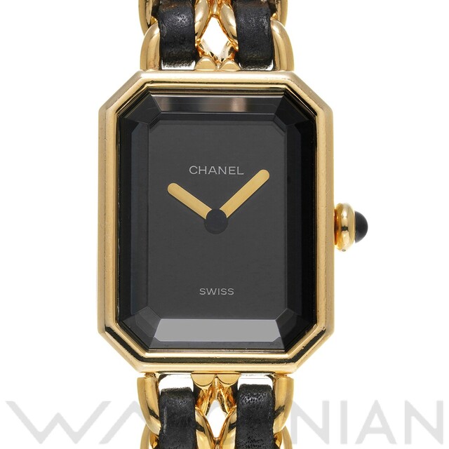 CHANEL - 中古 シャネル CHANEL H0001 ブラック レディース 腕時計