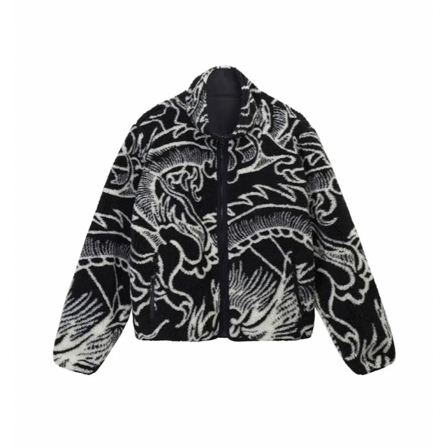 stussy dragon sherpa jacket