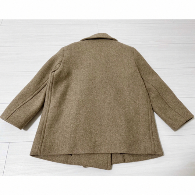 UNIQLO(ユニクロ)の美品 UNIQLO×INES ピーコート 110cm キッズ/ベビー/マタニティのキッズ服男の子用(90cm~)(コート)の商品写真