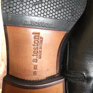 未使用品 a.testoni ア・テストーニ ショートブーツ - agedor.ma