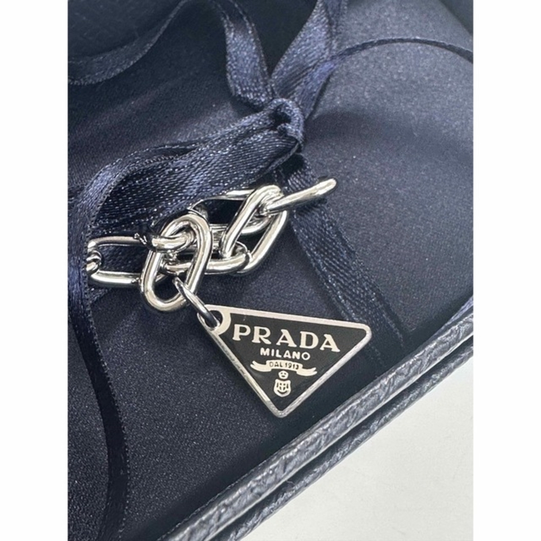 美品 PRADA プラダ 三角ロゴプレート ブレスレット シルバー925 総合