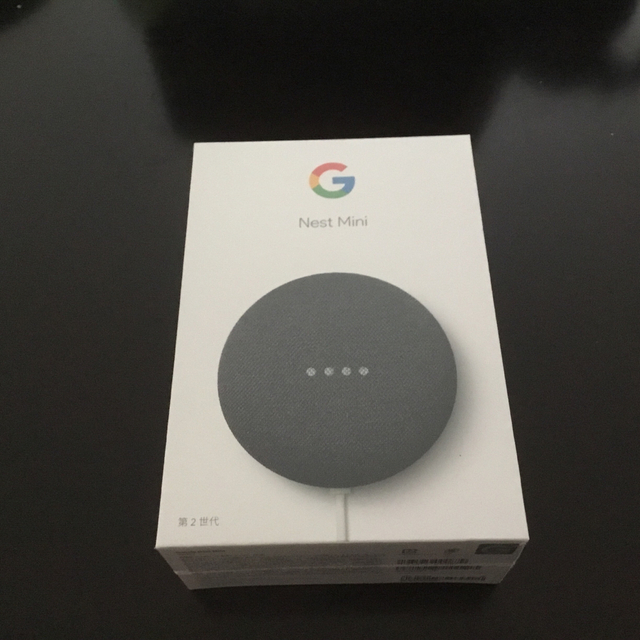 Google(グーグル)の値下げ　新品　Google Nest mini 第2世代 スマホ/家電/カメラのオーディオ機器(スピーカー)の商品写真