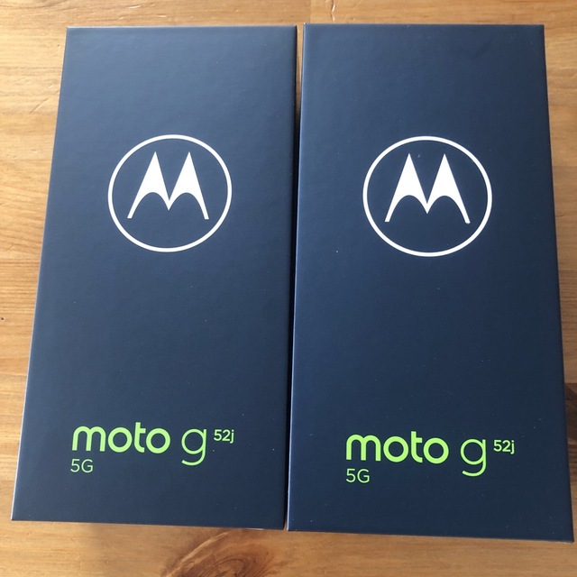 本店は Motorola 2台セット 新品未開封 g52j SIMフリー moto Motorola