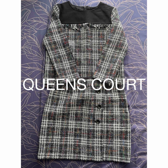 美品QUEENS COURT ツイードコート