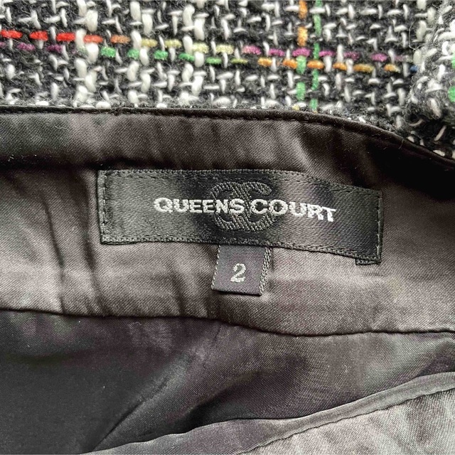 美品QUEENS COURT ツイードコート