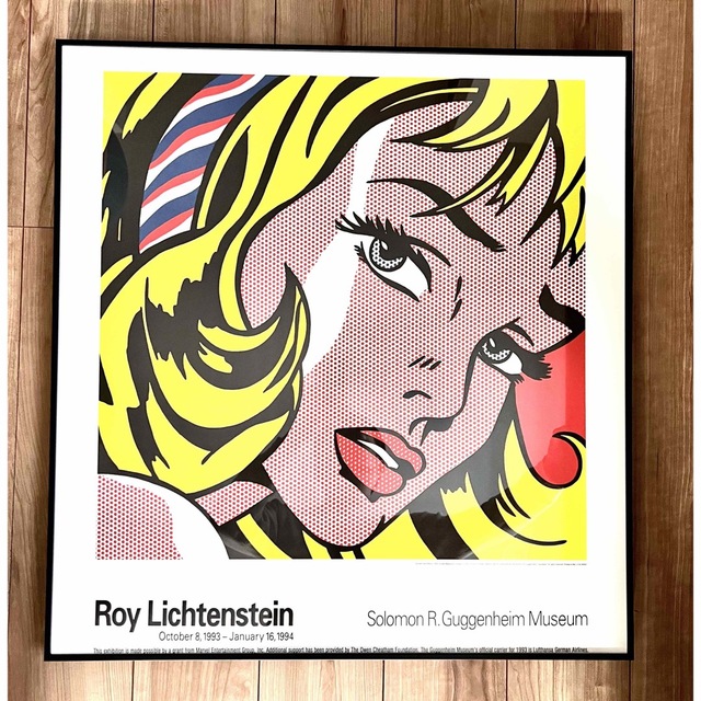 Roy Lichtenstein ヘアリボンの少女美術品/アンティーク