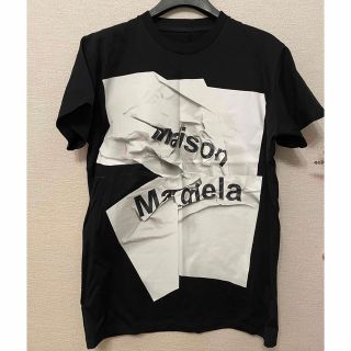 マルタンマルジェラ(Maison Martin Margiela)のマルジェラ　Tシャツ　新品同様　黒(Tシャツ(半袖/袖なし))