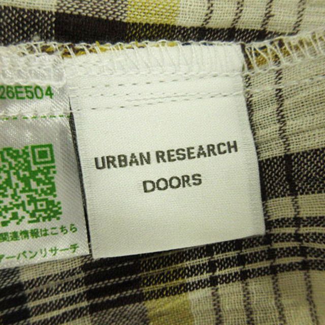 URBAN RESEARCH DOORS(アーバンリサーチドアーズ)のアーバンリサーチ ドアーズ ランダムピッチチェック 2WAY ワンピース One レディースのワンピース(ロングワンピース/マキシワンピース)の商品写真