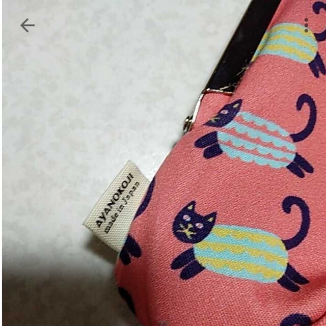AYANOKOJI(アヤノコウジ)の6,048円 新品 タグ付き あやの小路 親子 がま口 長財布 限定 ネコネコ レディースのファッション小物(財布)の商品写真